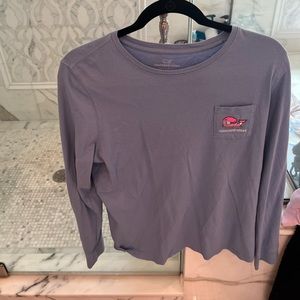 Vineyard Vines baby blue long sleeve size medium